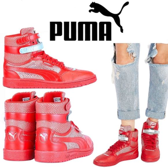 NIB Puma Sz6 Sky II Hi Future Minimal in Barbados Cherry - Picture 1 of 11